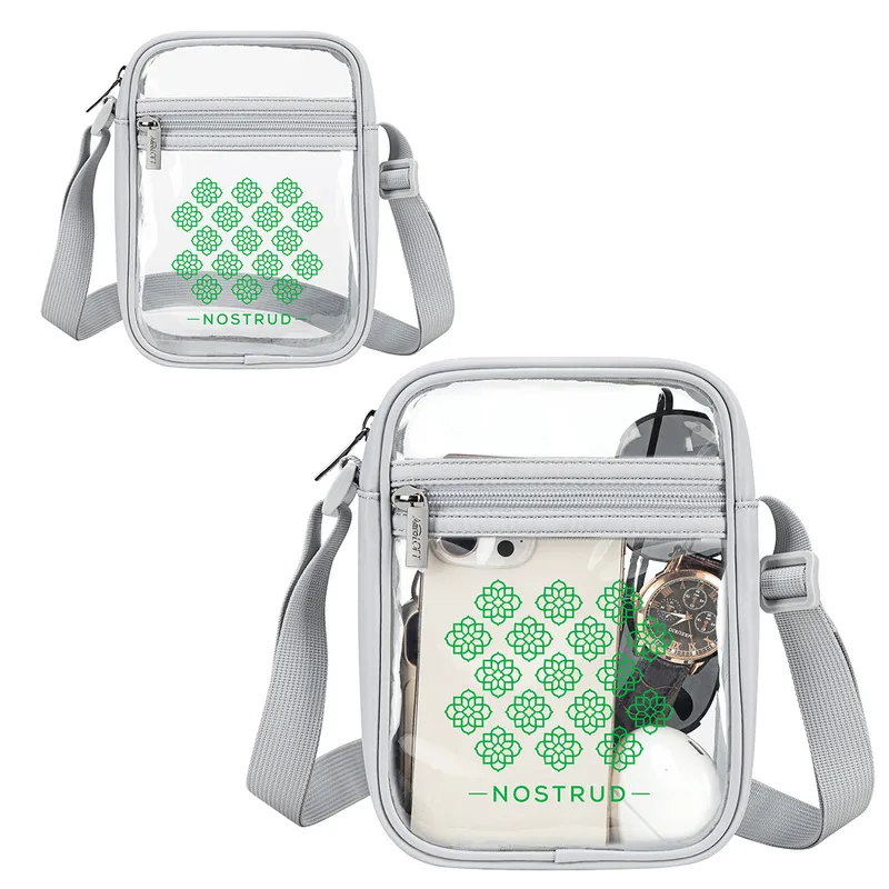 Custom AeroLOFT® Clear View Crossbody Stadium Bag - 6
