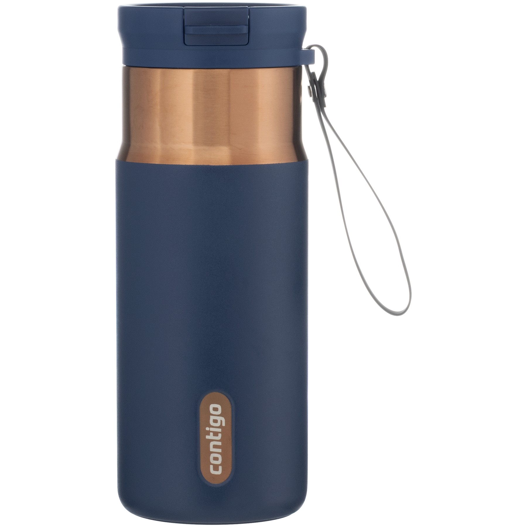 16 oz Contigo SnapSeal Double-Wall Stainless Steel Travel Tumbler