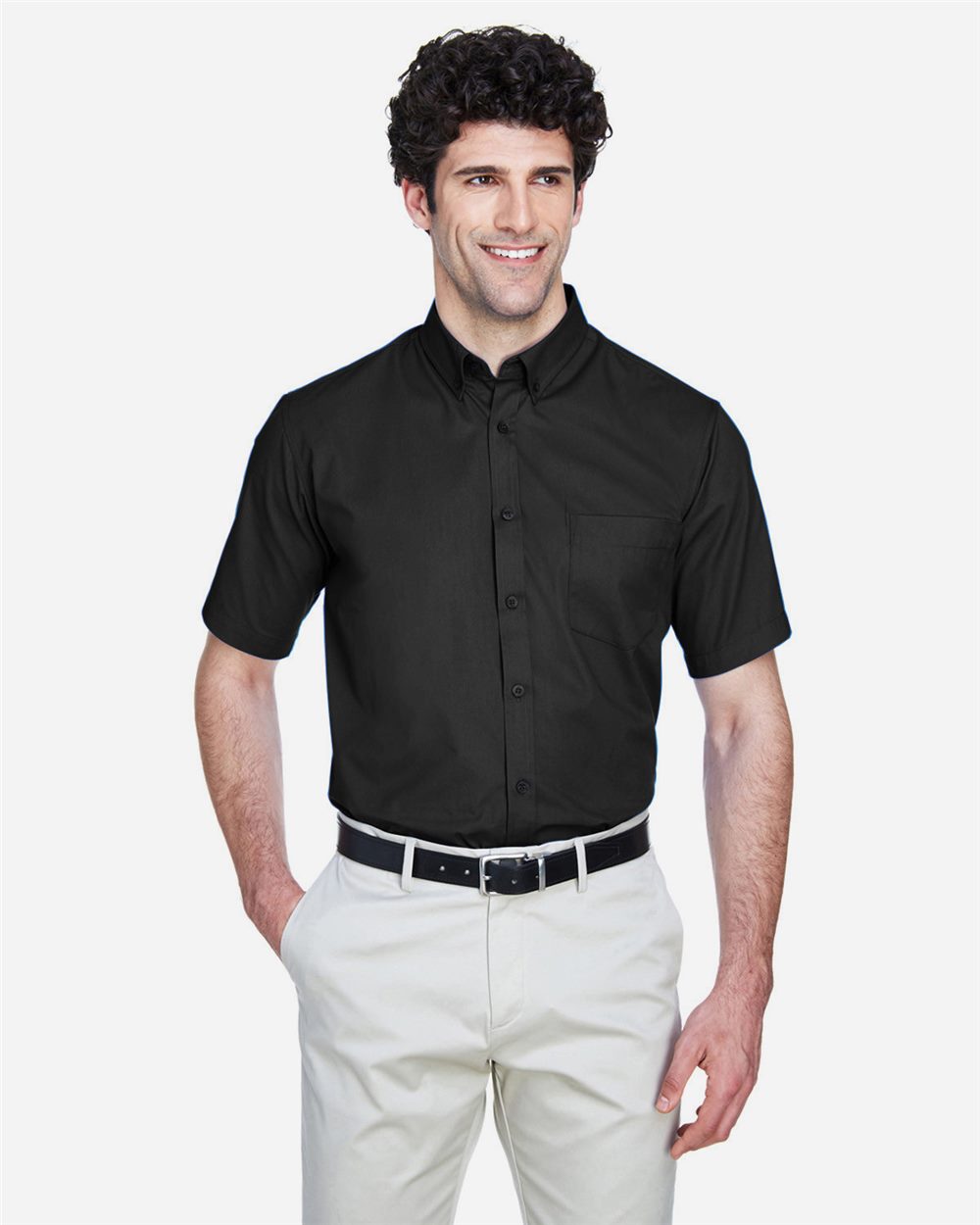CORE365® Men's Tall Optimum Short Sleeve Twill Dress Shirt