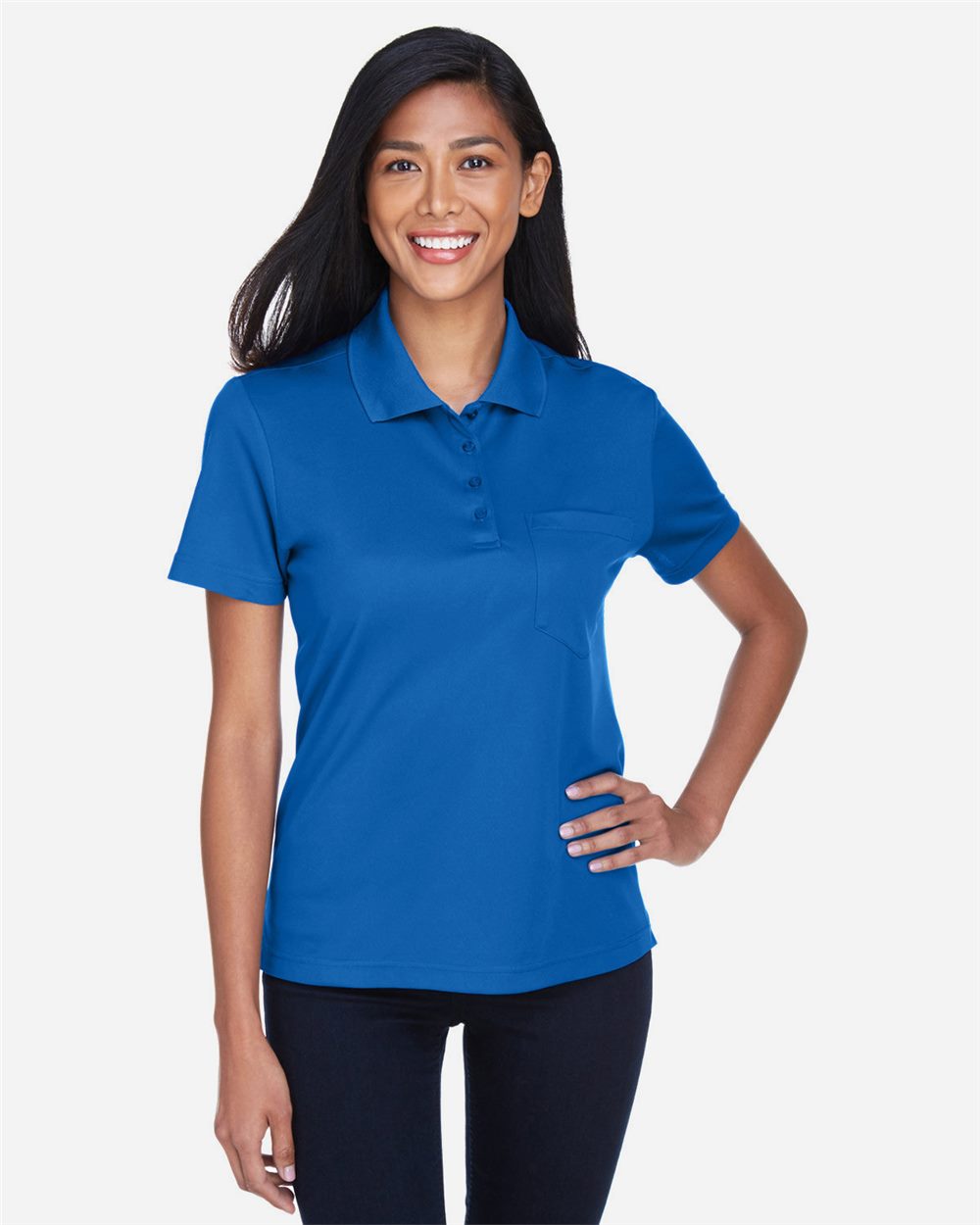 CORE365® Women's Origin Performance Piqué Polo with Pocket