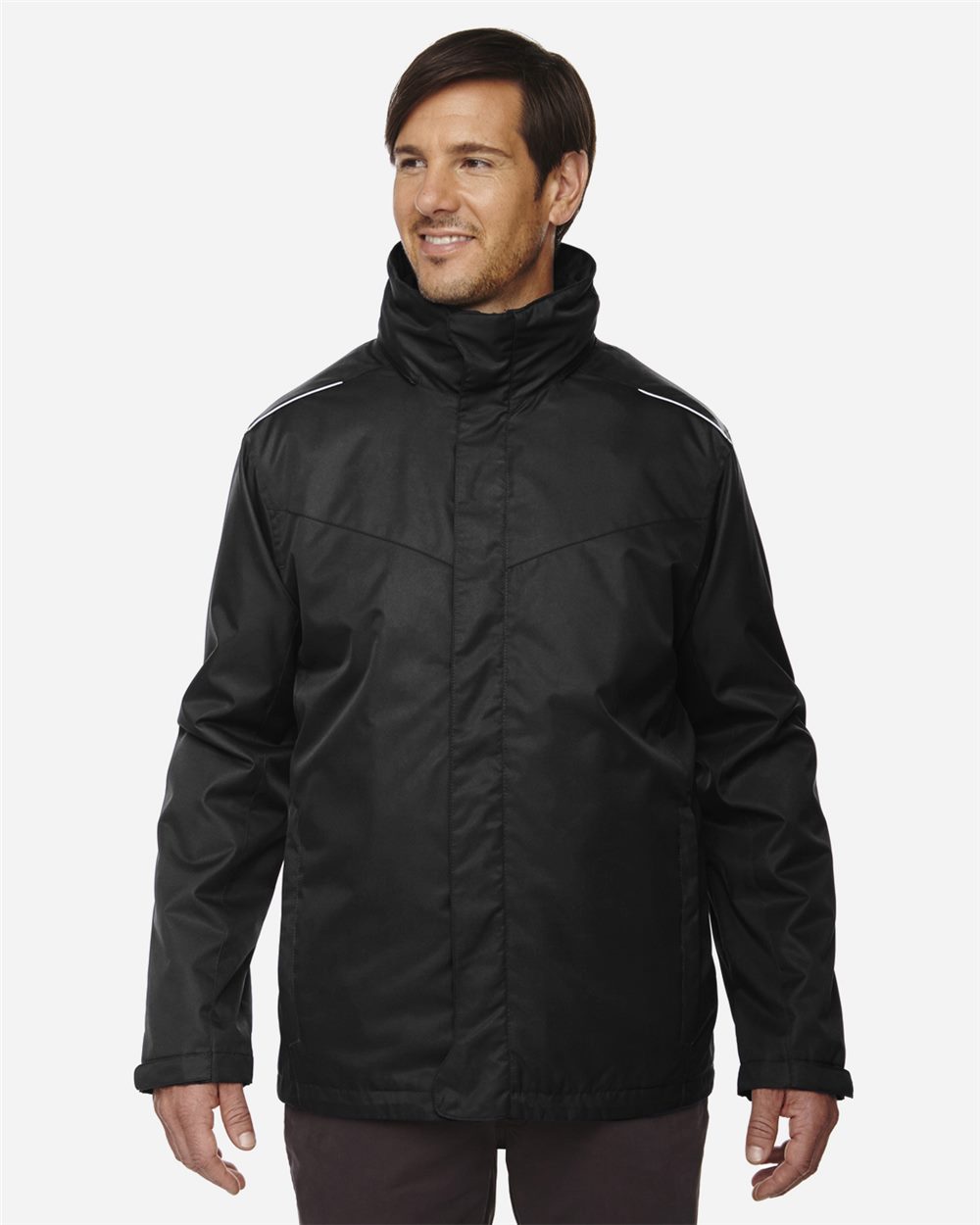 CORE365® Men's Tall Region 3-in-1 Jacket with Fleece Liner