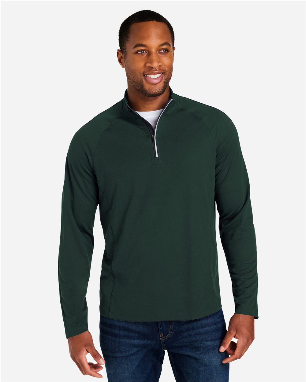 CORE365® Men's Origin Performance Pique Quarter-Zip Pullover