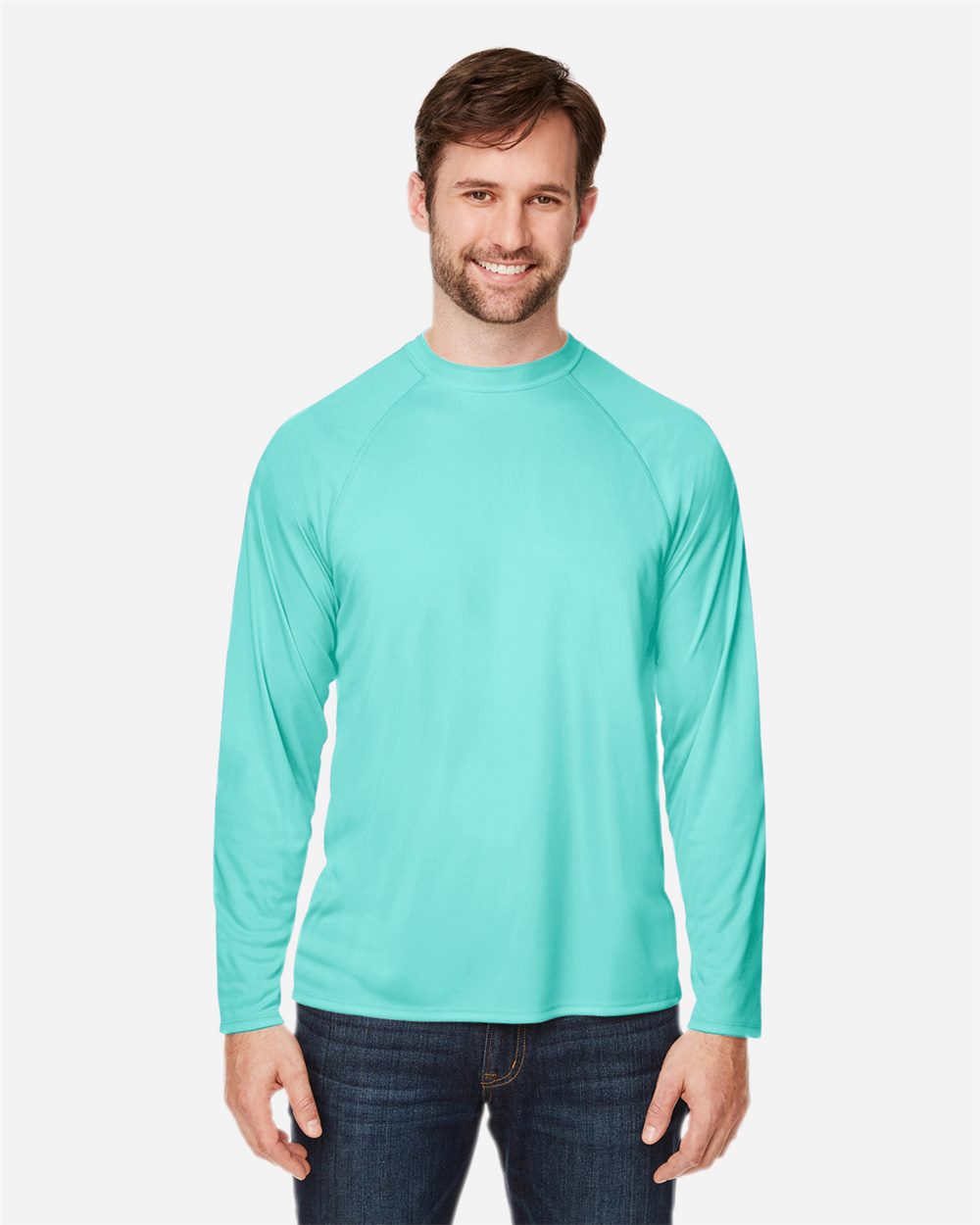 CORE365® Unisex Ultra UVP™ Marina Raglan Long Sleeve T-Shirt