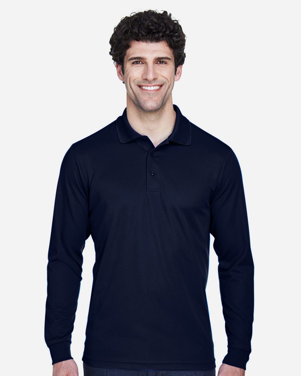 CORE365® Men's Tall Pinnacle Performance Long Sleeve Piqué Polo