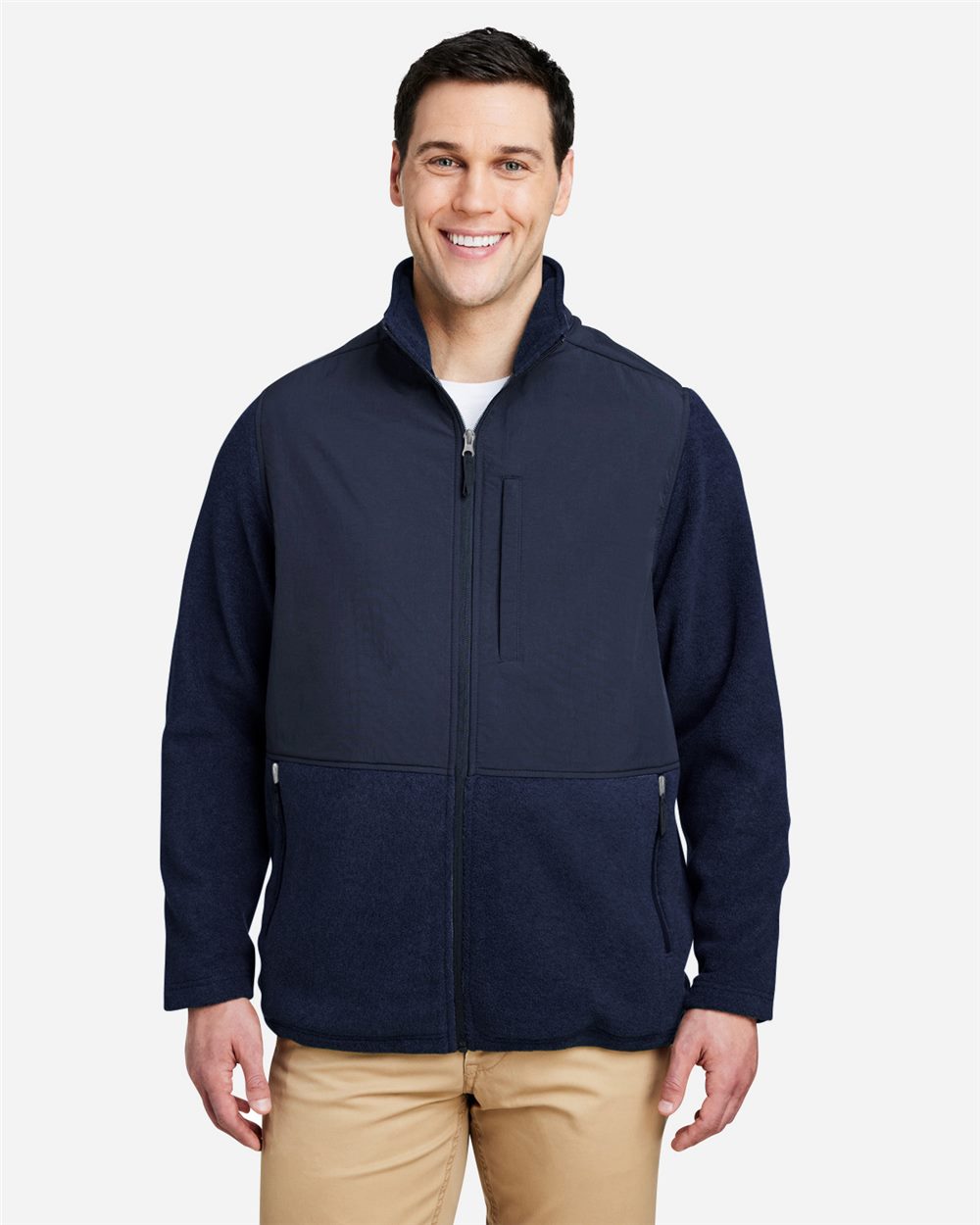 CORE365® Men's Journey Summit Hybrid Full-Zip