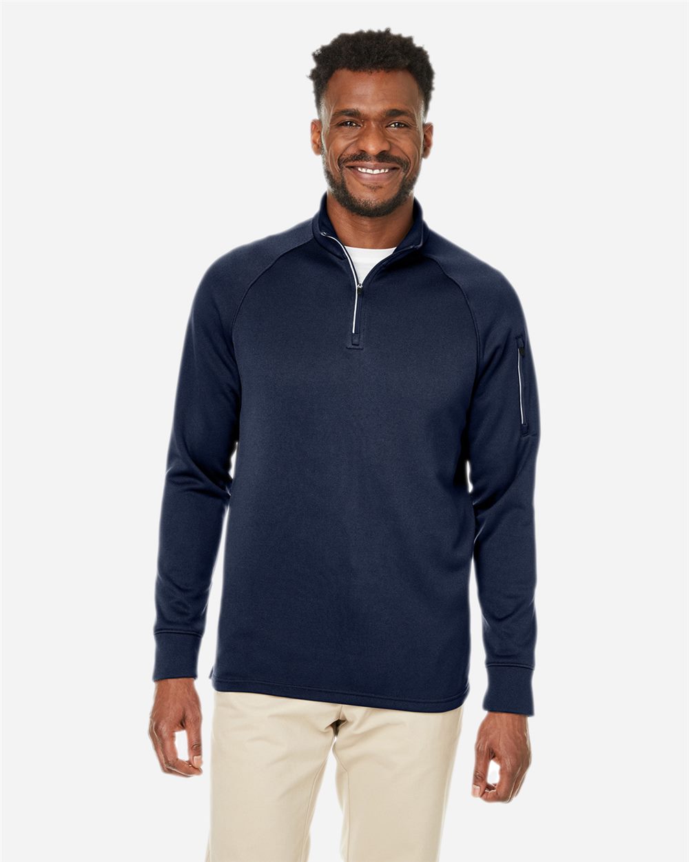 CORE365® Unisex Fusion ChromaSoft™ Fleece Quarter-Zip Pullover