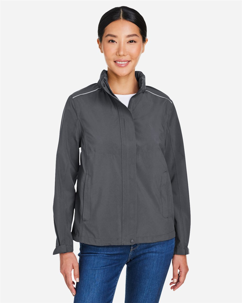 CORE365® Women's Barrier Packable Rain Jacket