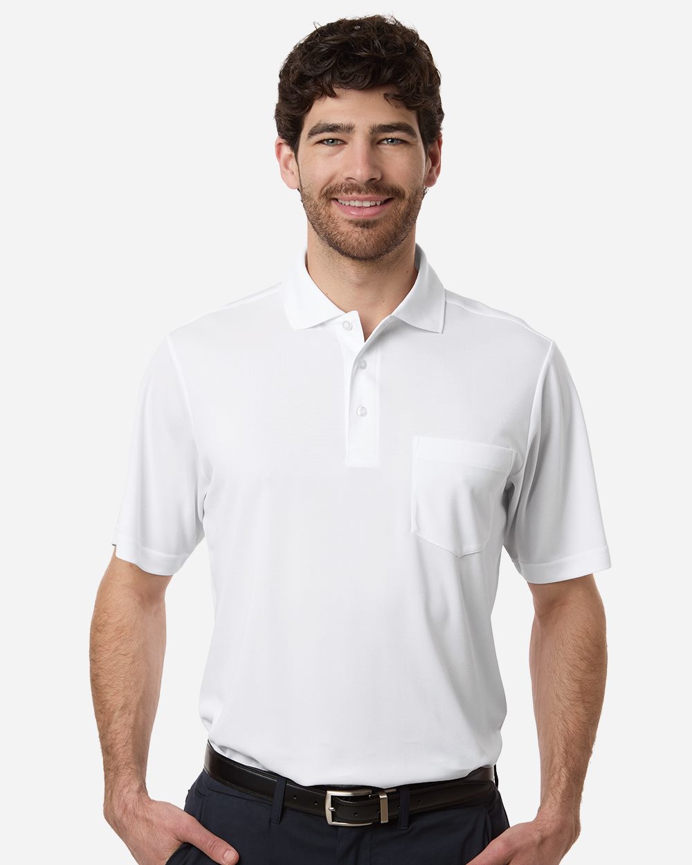 CORE365® Men's Nova Performance Pique Pocket Polo