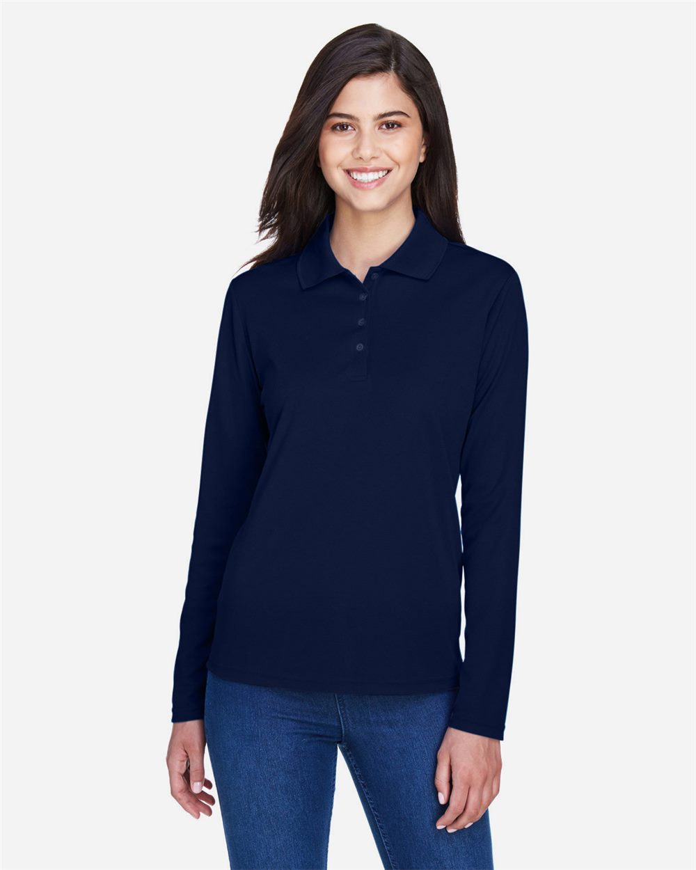 CORE365® Women's Pinnacle Performance Long Sleeve Piqué Polo