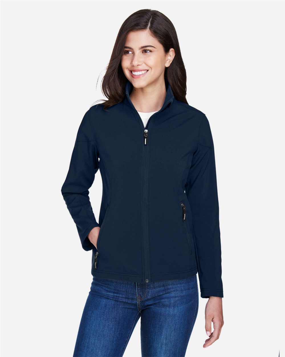 CORE365® Women's Cruise Two-Layer Fleece Bonded Soft Shell Jacket