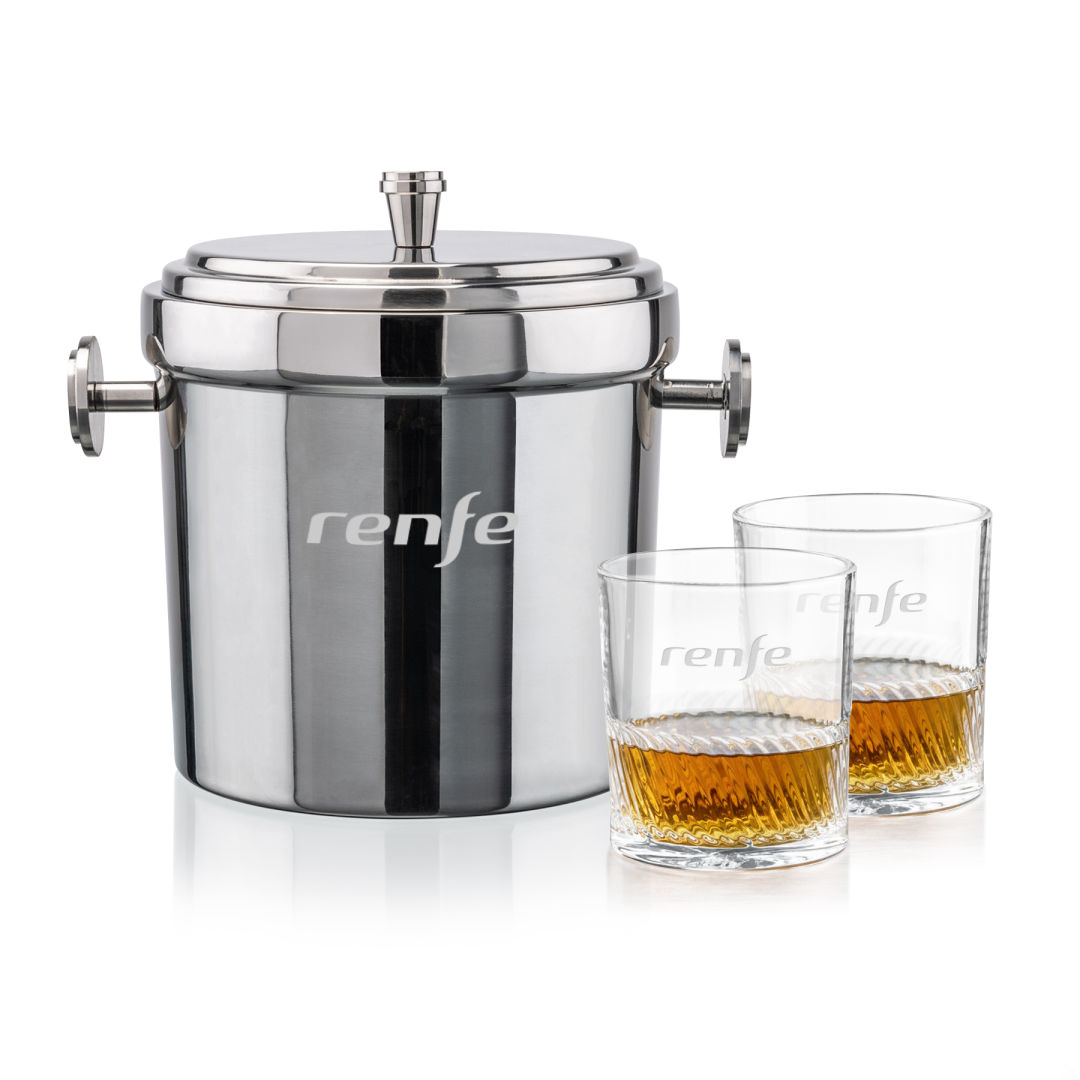 Milano Ice Bucket & Drysdale On-the-Rocks Set 1