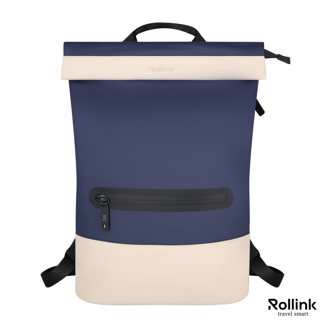 Rollink? Luno SmartTec Laptop Backpack - Navy Blue (Blank)