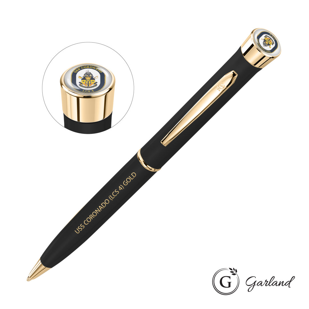 Garland® Color Matte Custom Twist Ballpoint Pen - Gold 1