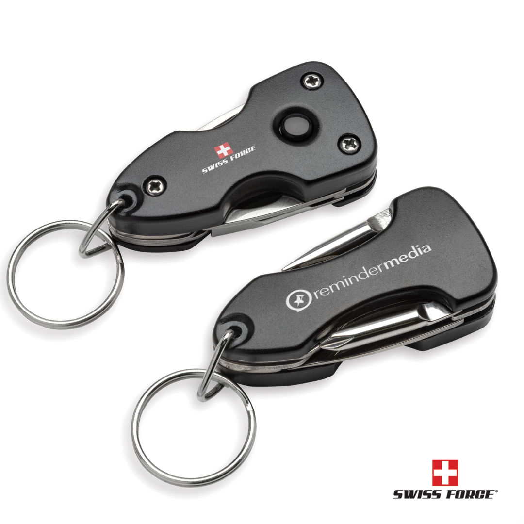 Swiss Force® Wildcub Multi-Tool & Flashlight Keyring 1