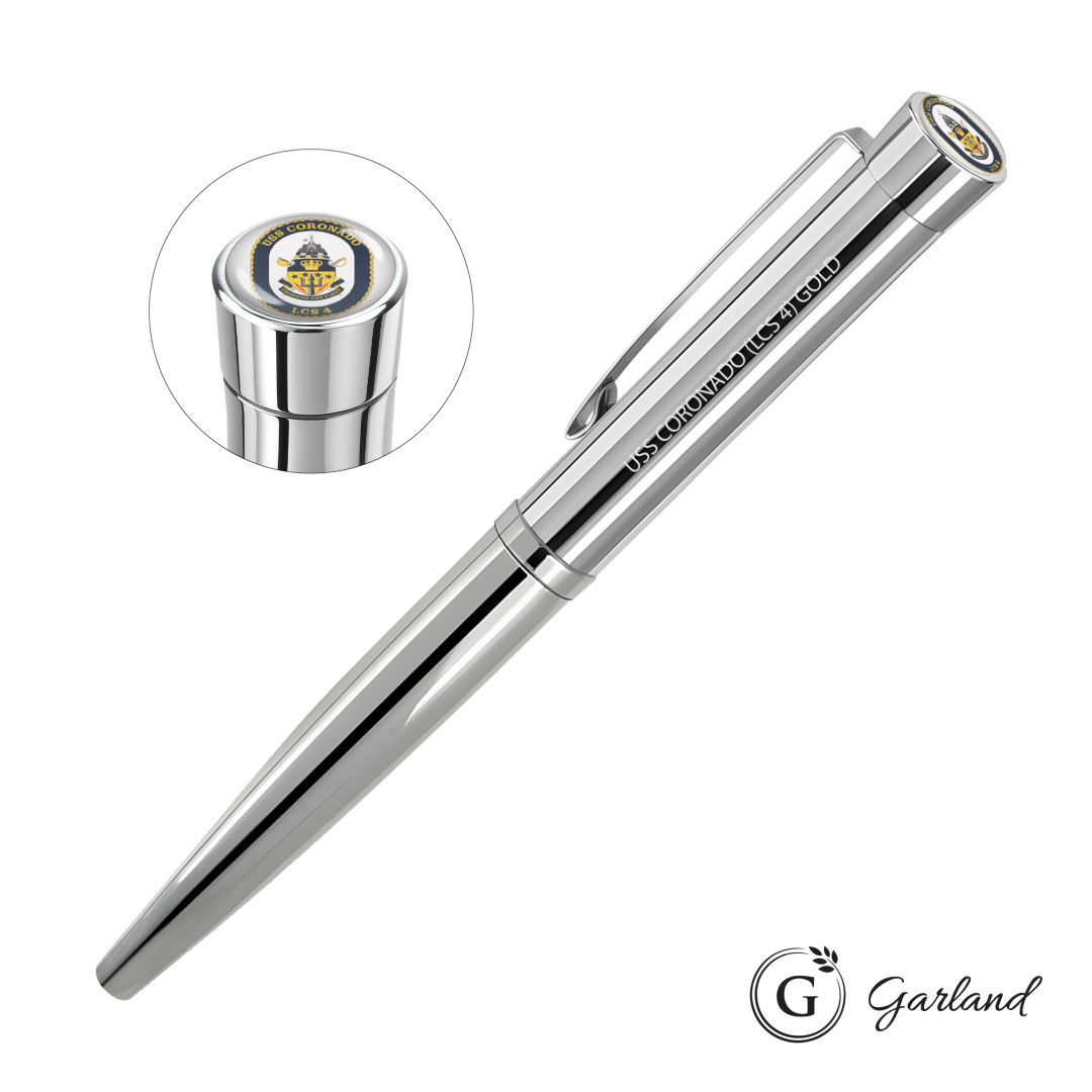 Garland® Executive Custom Signature Rollerball Pen - Chrome 1