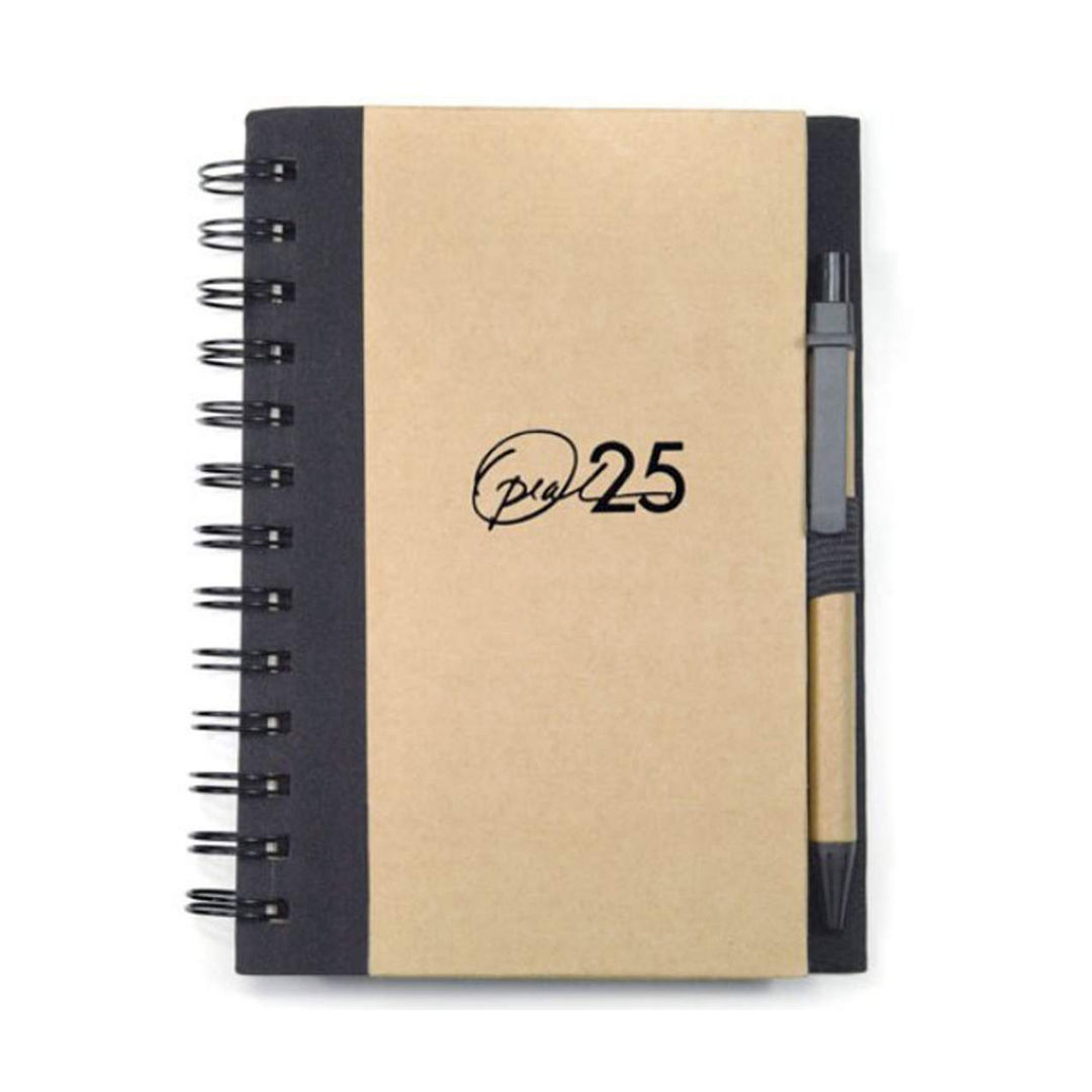 Spiral Bound Notebook & Harvest Pen 1