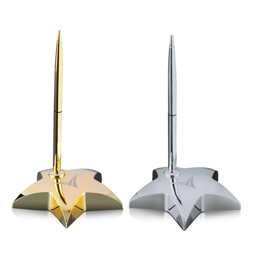 Hollister Star Paperweight with Pen 1