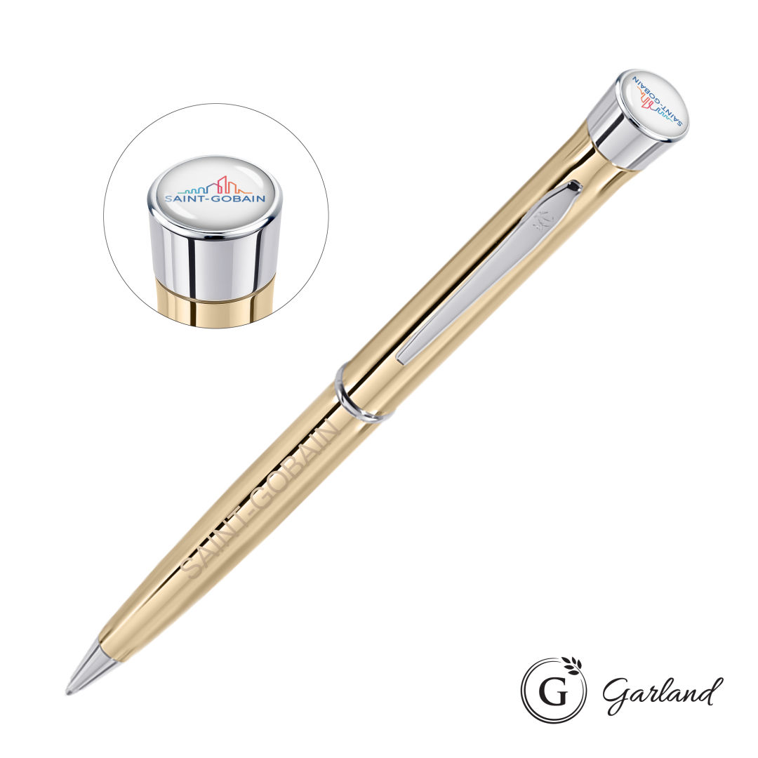 Garland® Signature Custom Twist Ballpoint Pen - Gold 1