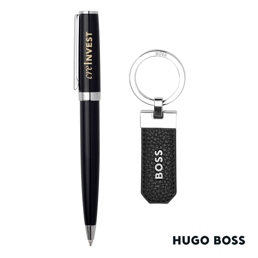 Hugo Boss® Ballpoint Pen & Key Ring set 1