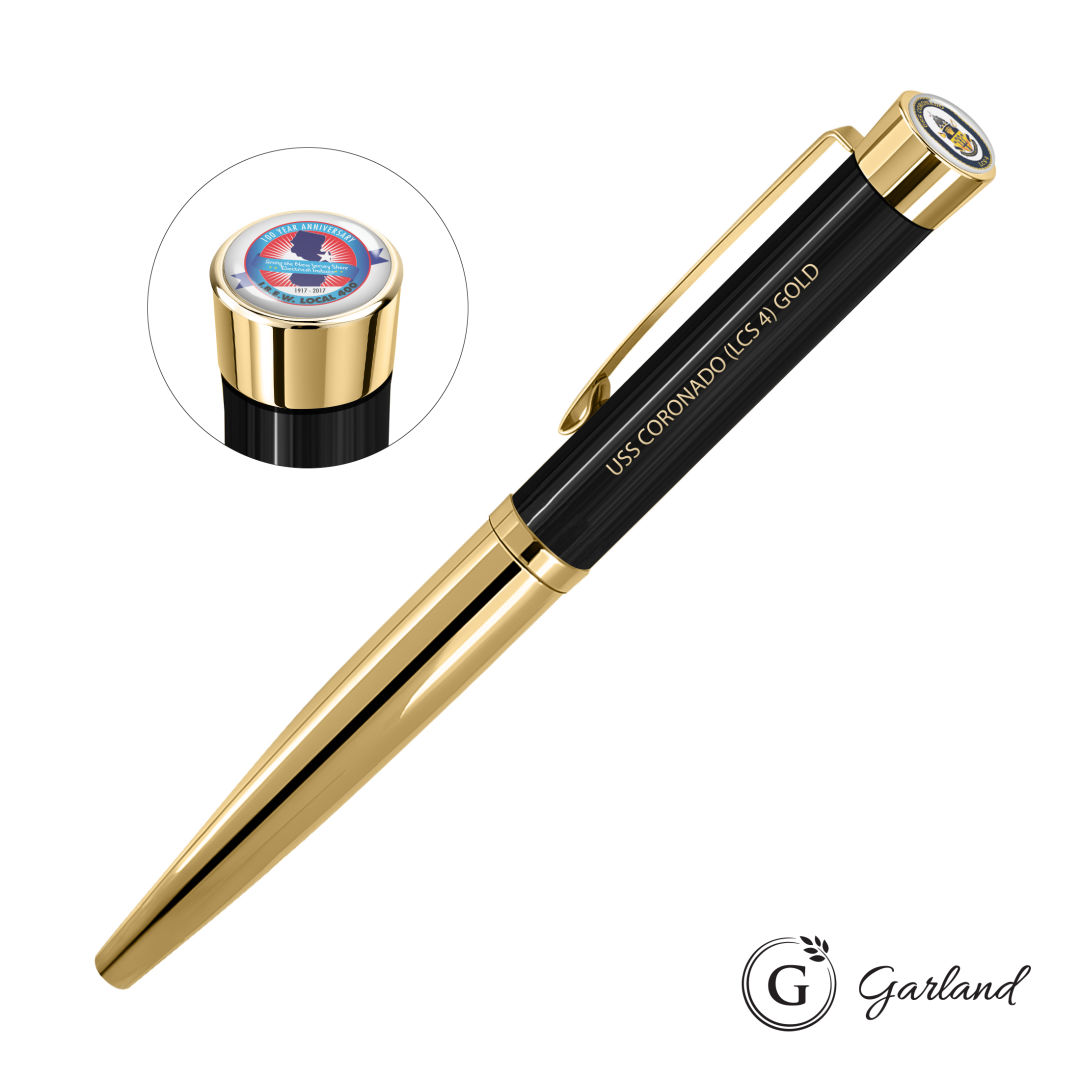 Garland® Executive Custom Monogram Empire Felt Tip Pen-Gold 1