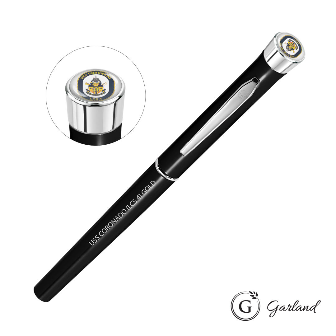 Garland® Color Custom Rollerball Pen - Chrome Accent 1