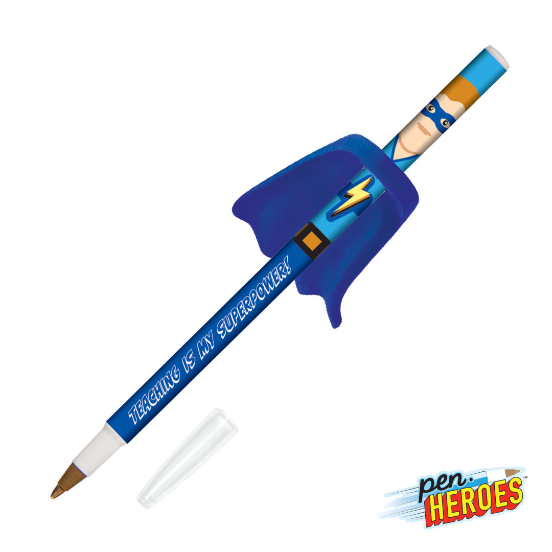 Pen Heroes™ Superhero Series Male w/Cape Pen 1