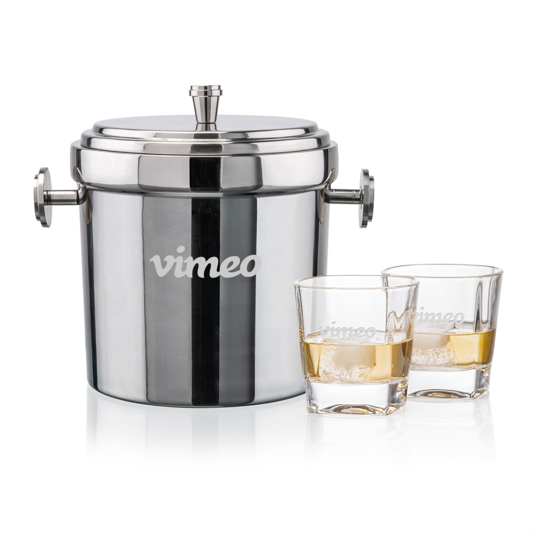 Milano Ice Bucket & Kansas On-the-Rocks Set 1