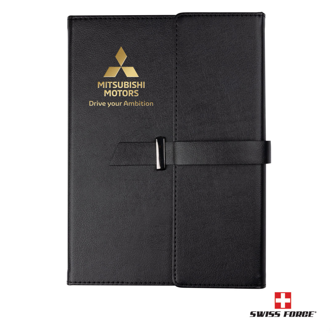 Swiss Force® Attila Hardcover Journal w/Belt 1