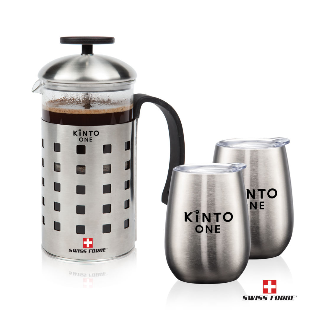 Swiss Force® Coffee Press & Vivaldi Cups 1