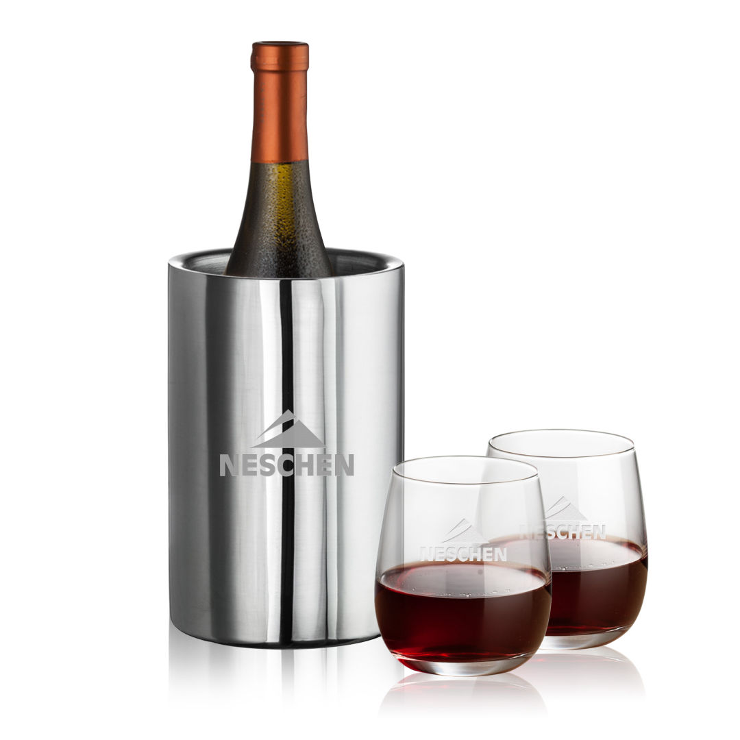 Jacobs Wine Cooler & Crestview Stemless Wine 1