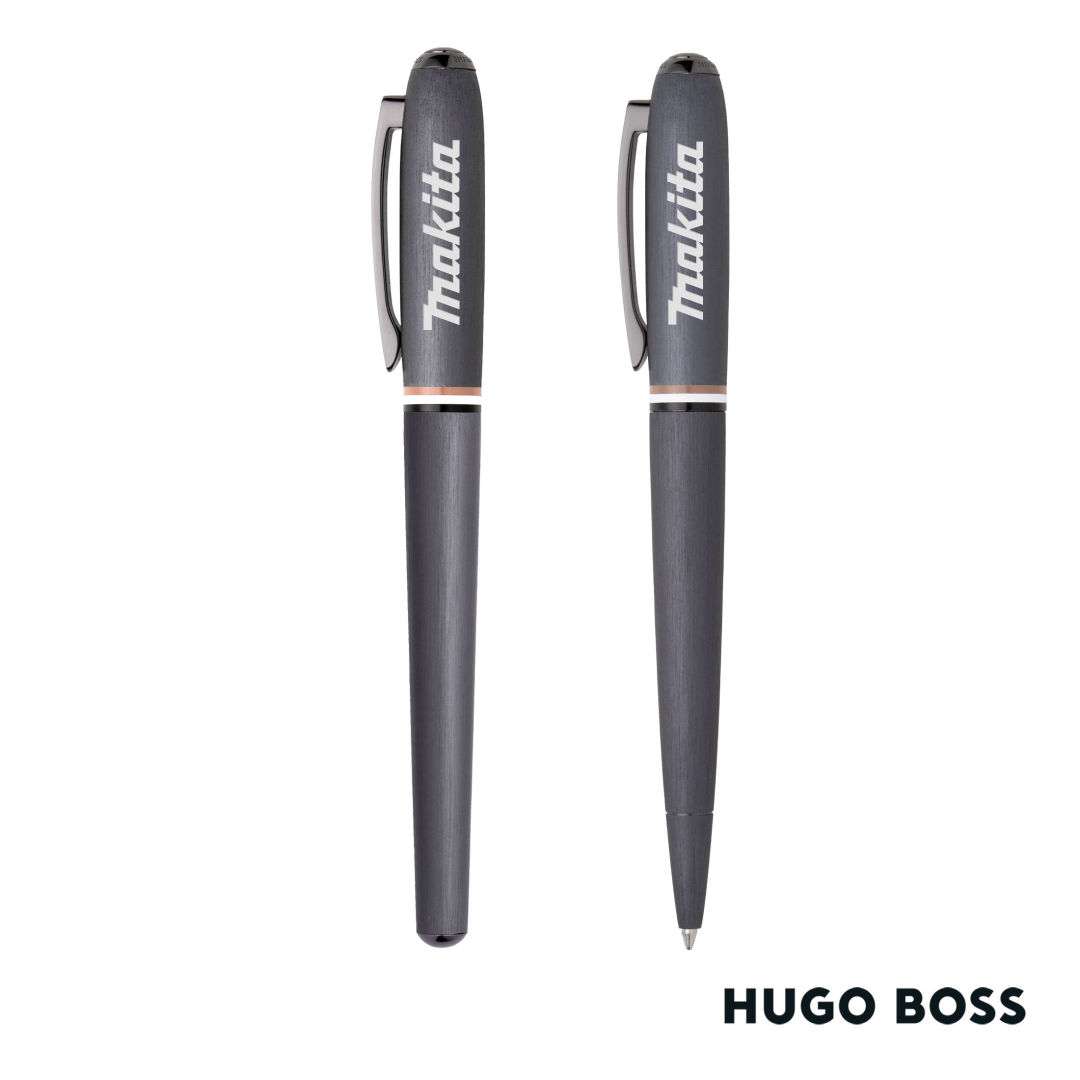 Hugo Boss® Iconic Contour Ballpoint & Fountain Pen Set 1