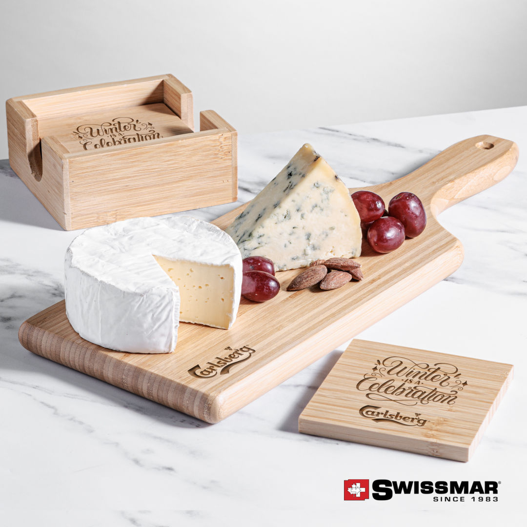 Swissmar® Bamboo Board & Coasters 1