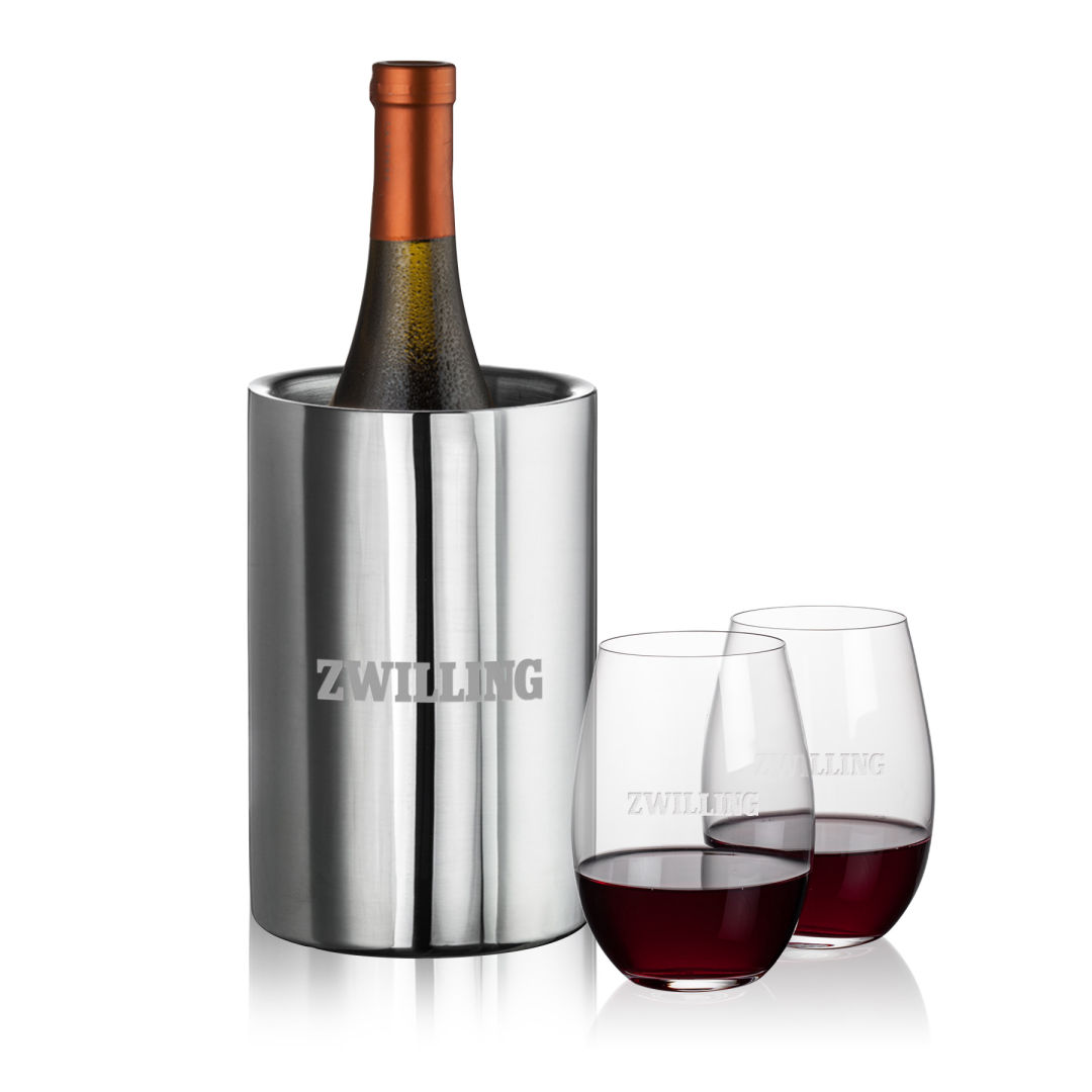 Jacobs Wine Cooler & Laurent Stemless Wine 1