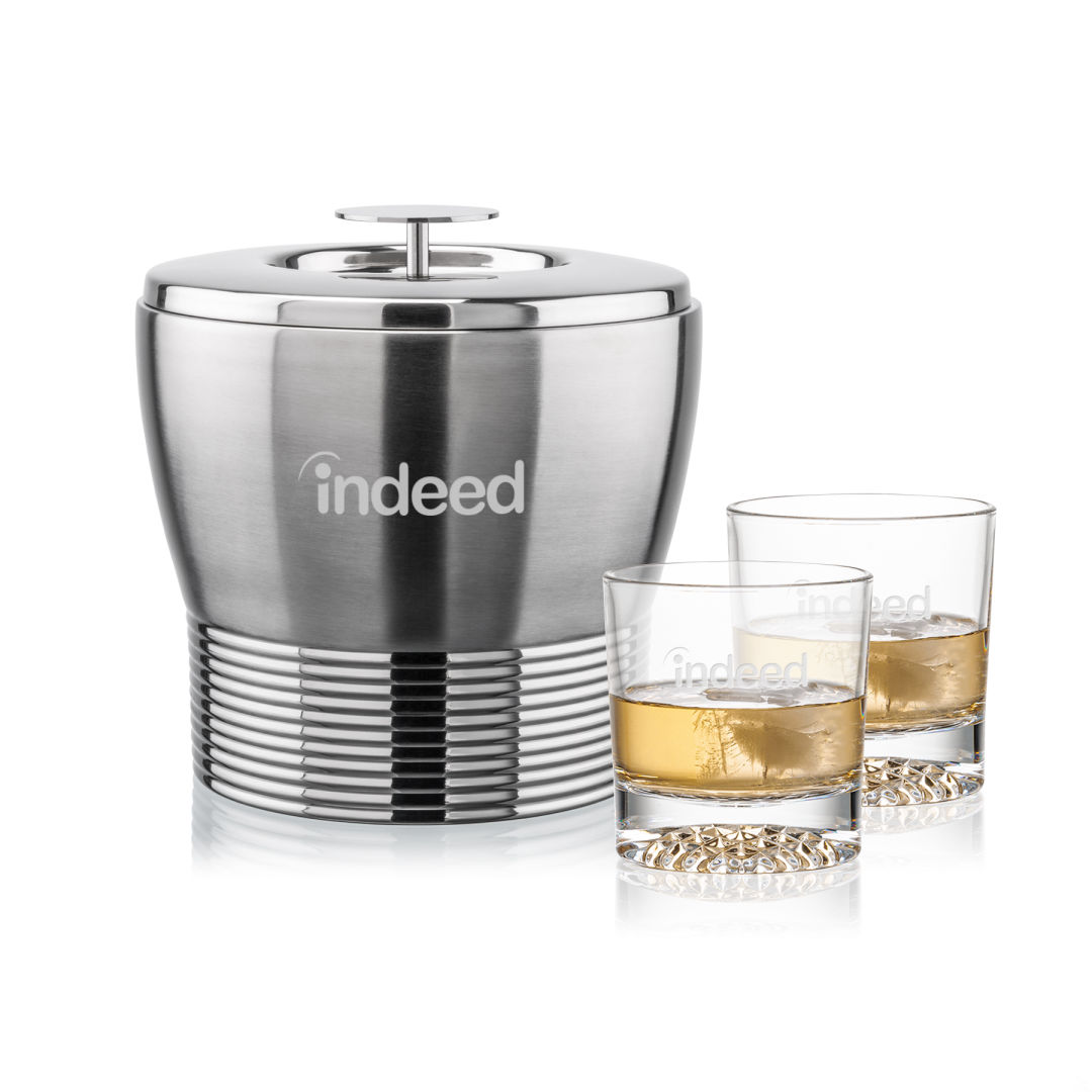 Genoa Ice Bucket & Buxton On-the-Rocks Set 1