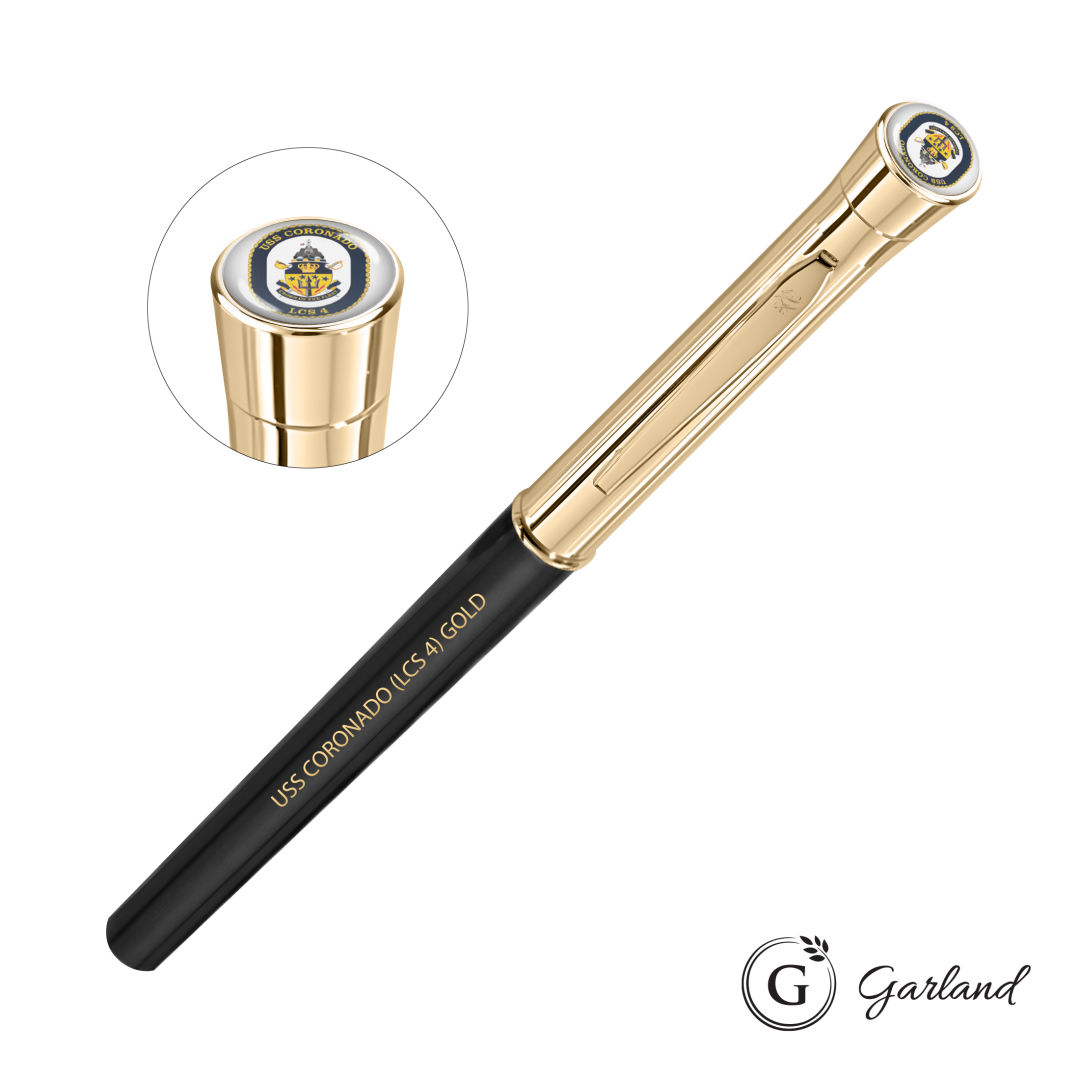 Garland® Monogram Custom Empire Felt Tip Pen - Gold Accent 1