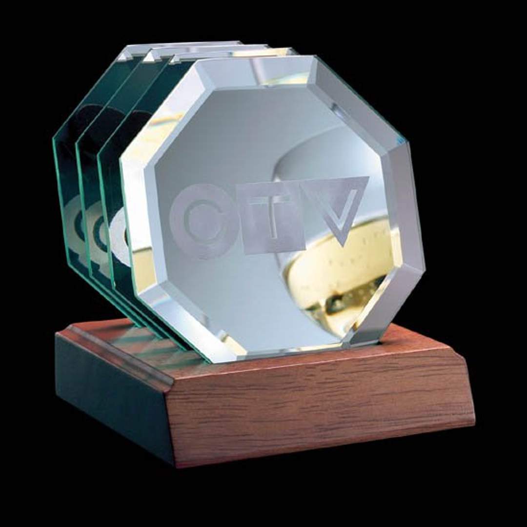 Sloan Coasters Octagonal - Set 4 on Base 1