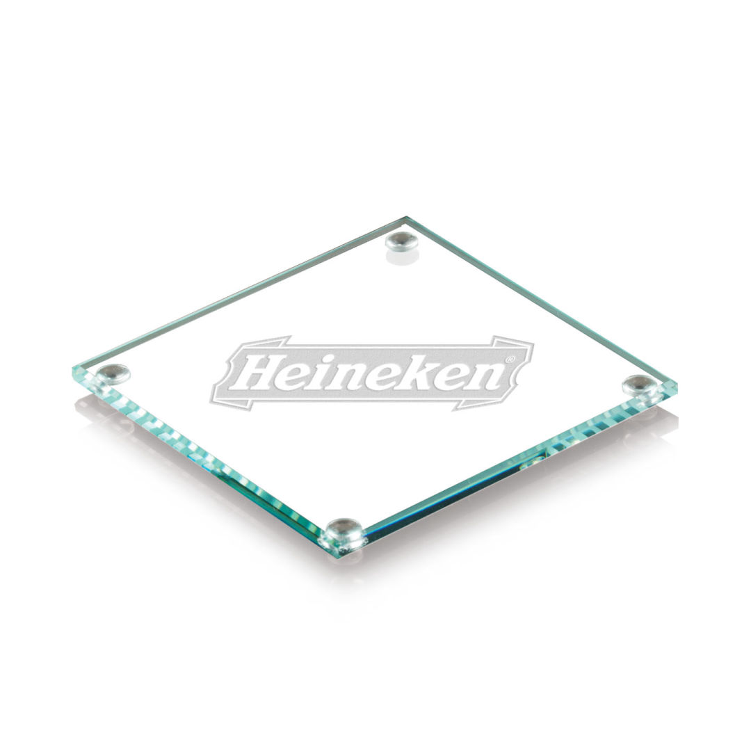 Square Coaster - Jade 3¾"x3¾" (Individual) 1