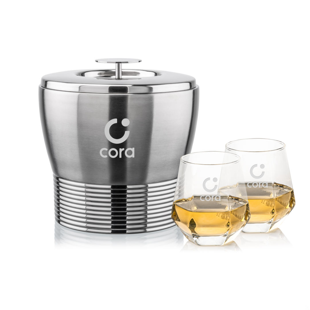 Genoa Ice Bucket & Hartsdale On-the-Rocks Set 1
