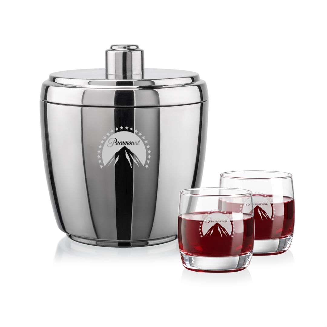 Pescara Ice Bucket & Nordic On-the-Rocks Set 1