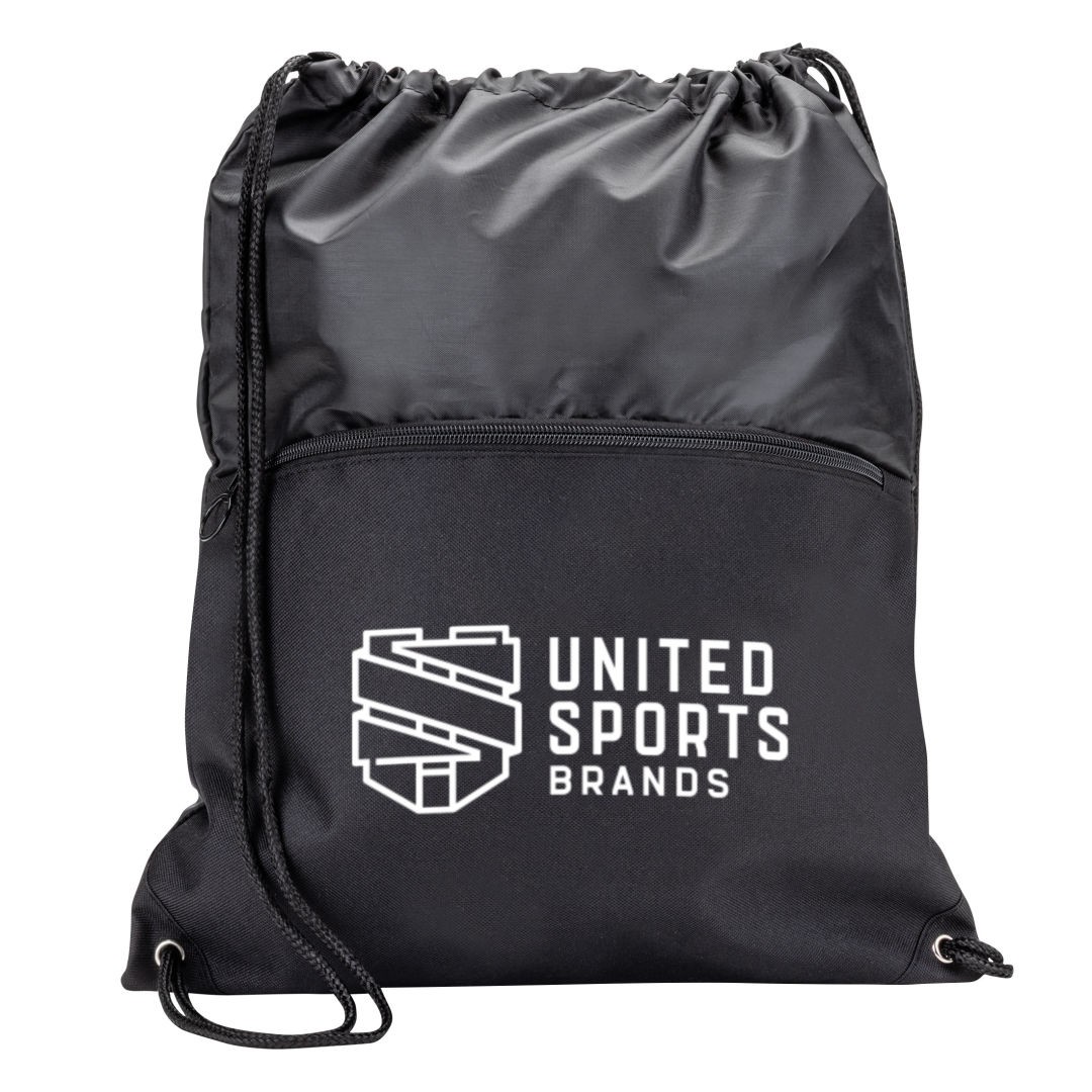 Jadis Drawstring Bag w/ Zipper Pocket 1