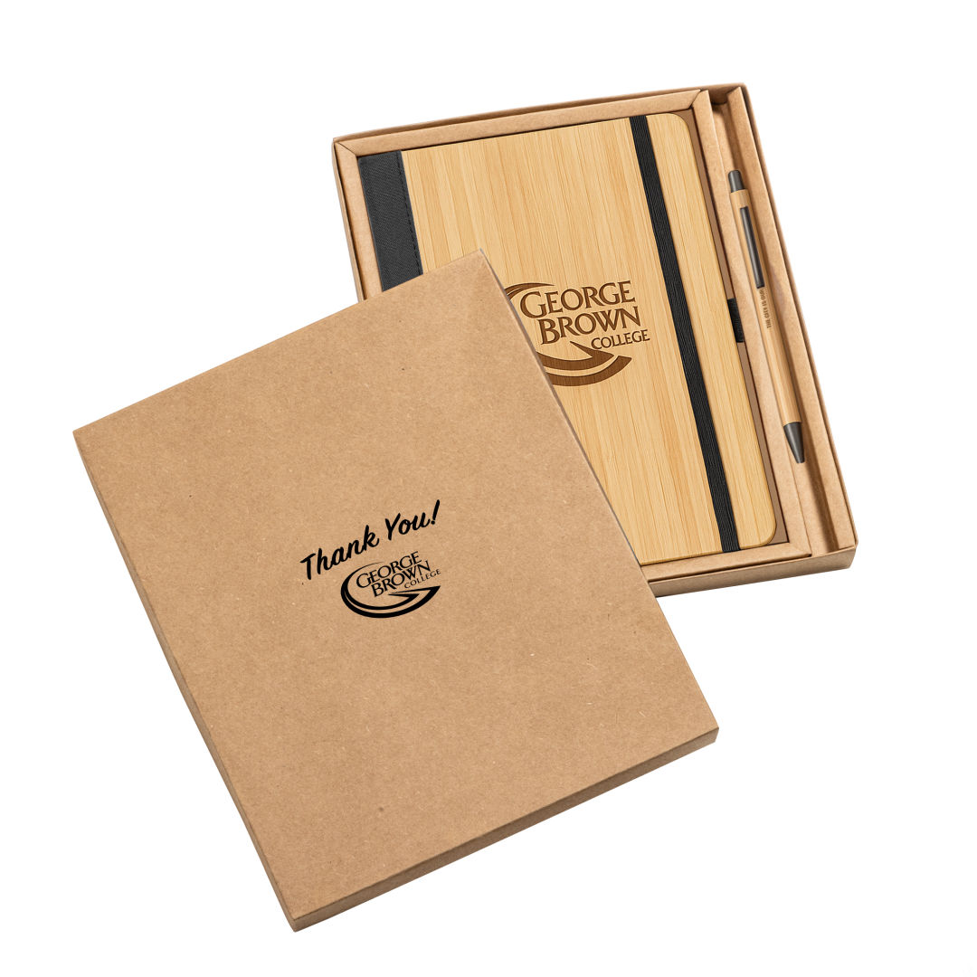Forleo Bamboo Notebook/Lucky Pen Gift Set 1