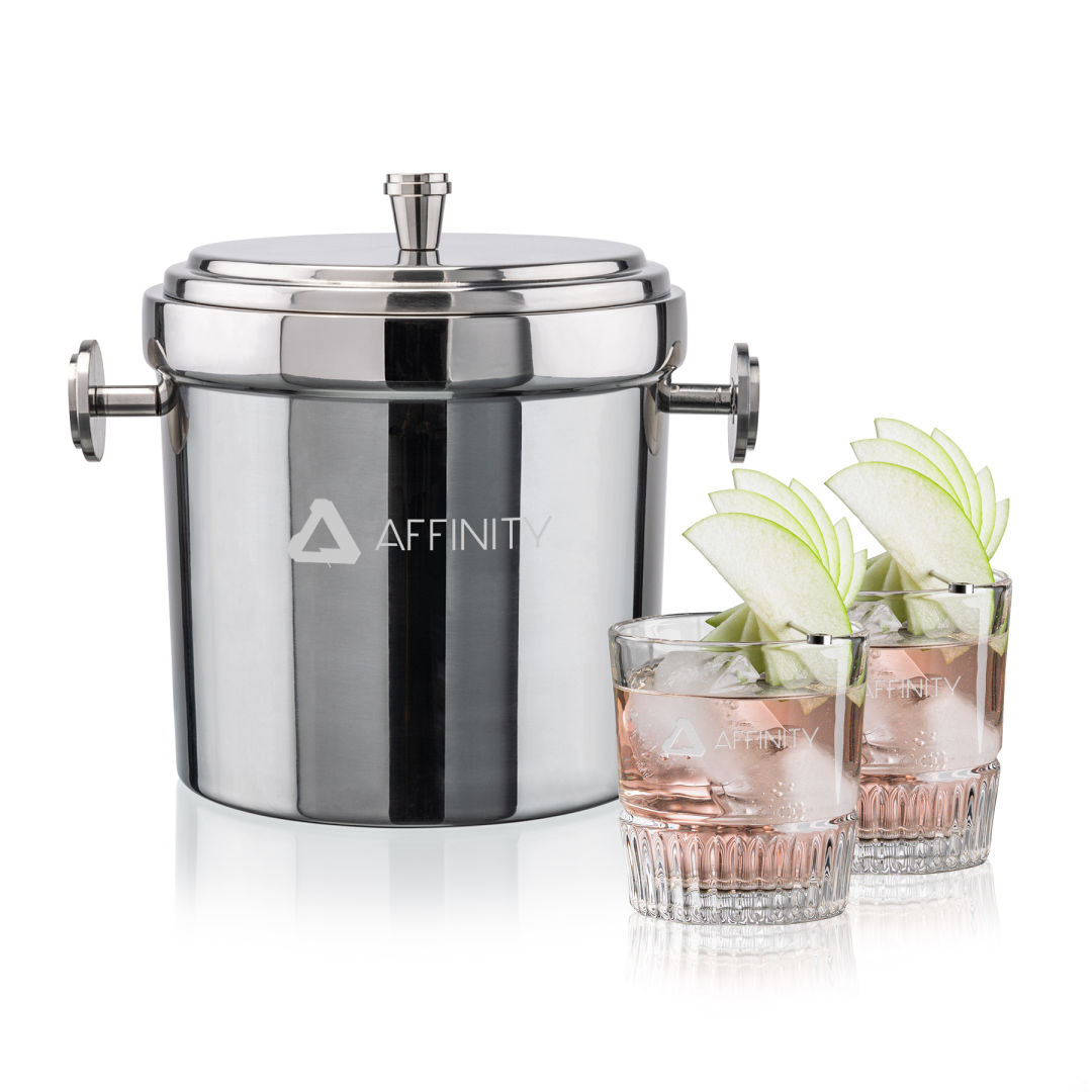 Milano Ice Bucket & Newkirk On-the-Rocks Set 1