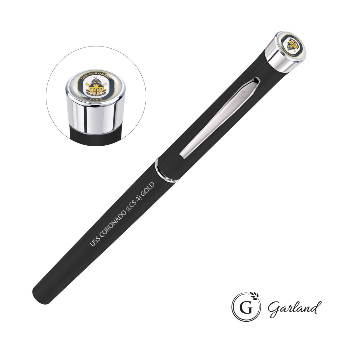 Garland® Color Matte Custom Rollerball Pen - Chrome 1