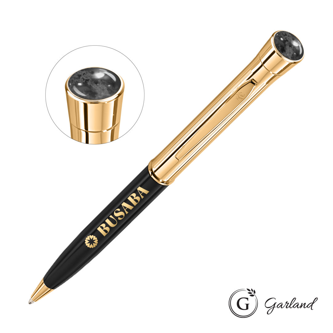 Garland® Monogram Aura Twist Ballpoint Pen - Gold 1
