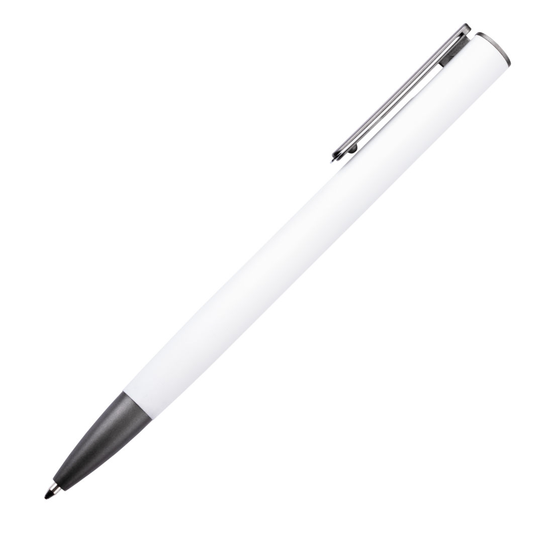 Leopold Recycled Aluminum Ballpoint Pen - White (Blank)