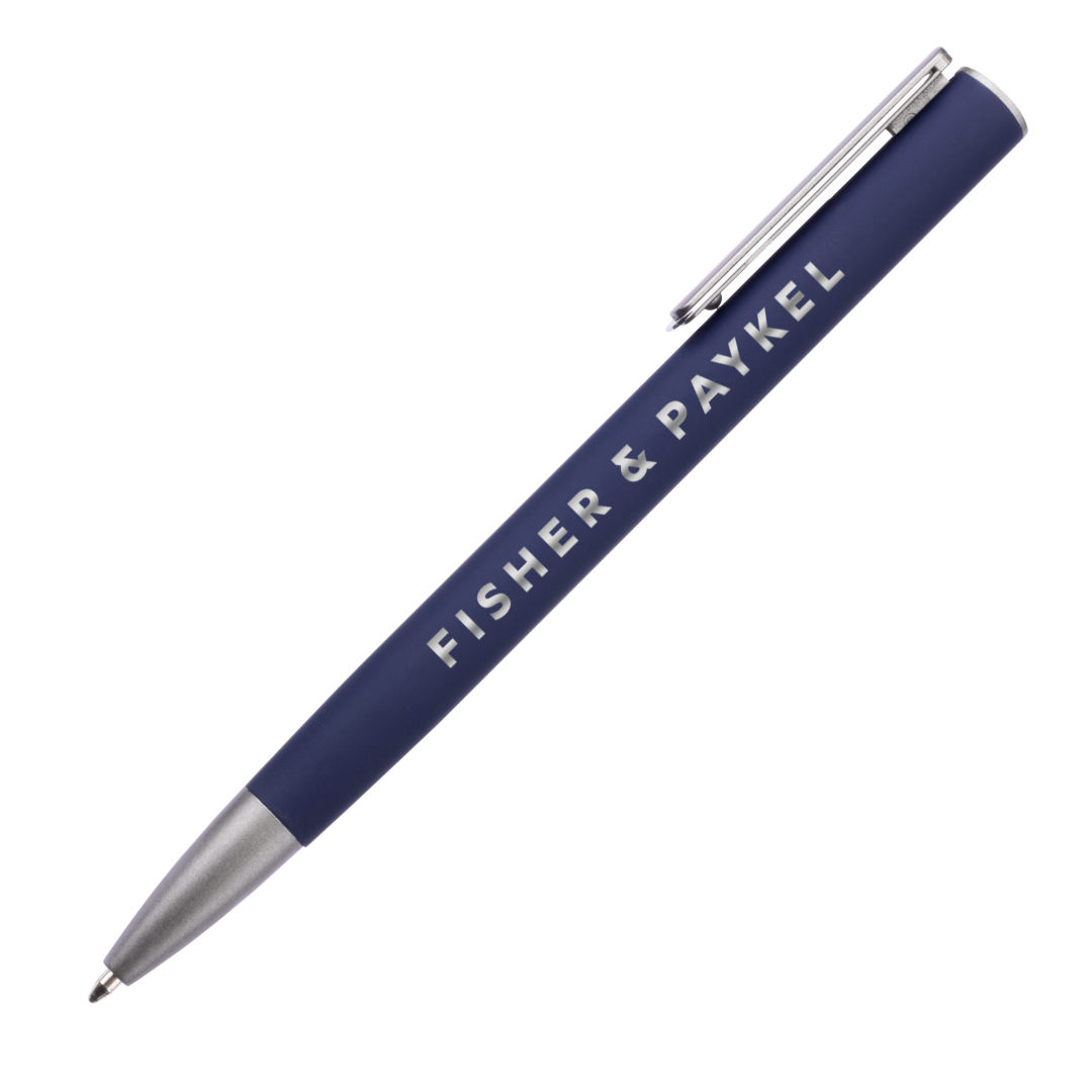 Leopold Recycled Aluminum Ballpoint Pen - Blue