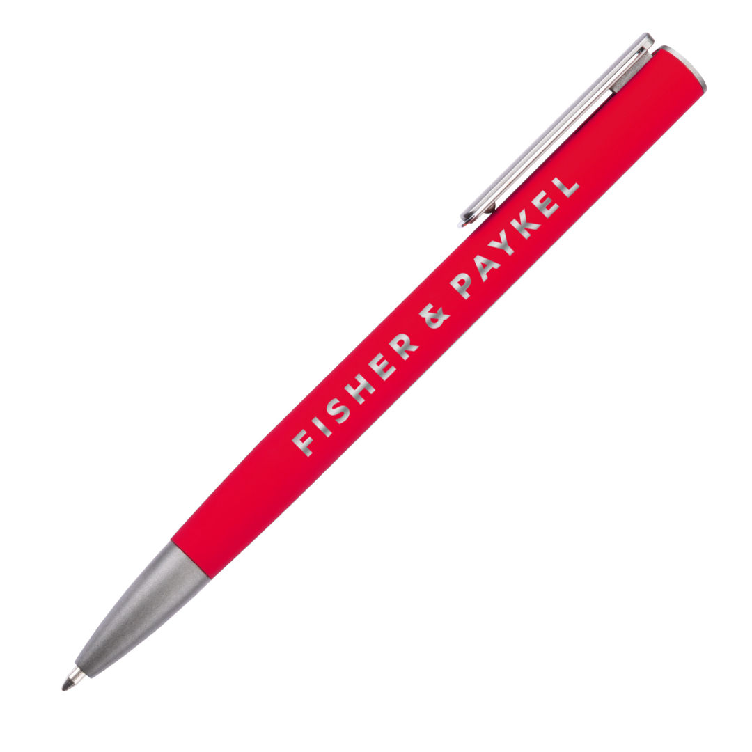 Leopold Recycled Aluminum Ballpoint Pen - Red
