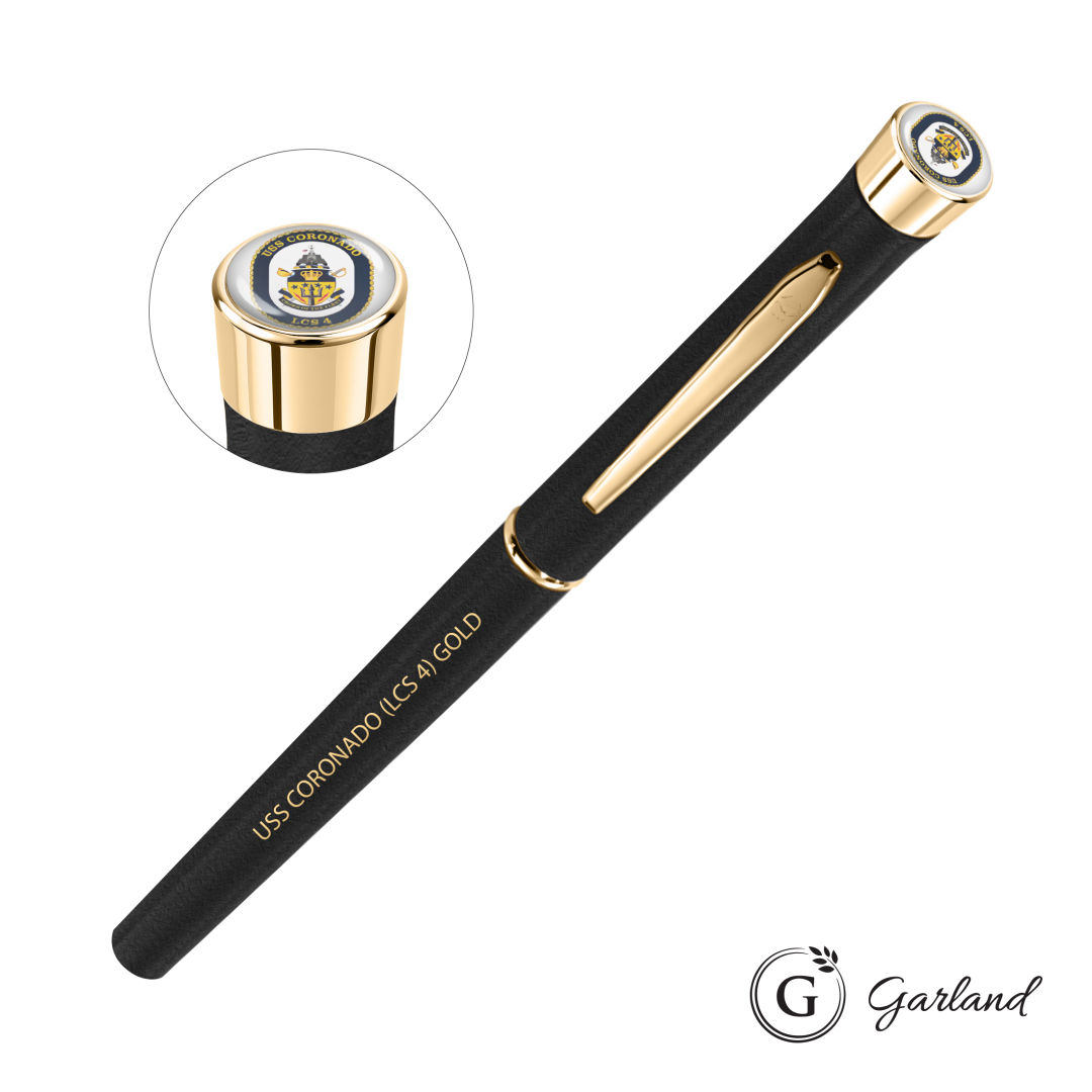 Garland® Tactical Custom Textured Rollerball Pen - Gold 1