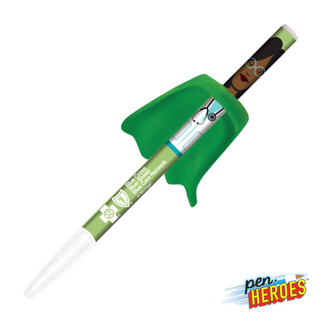 Pen Heroes™ Healthcare Series Female w/Cape Pen 1