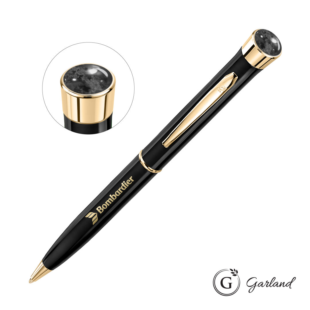 Garland® Patriot Aura Ballpoint Twist Pen - Gold Accent 1